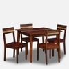 Cary 4 Seater Dining Set In Dual Tone Finish