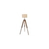 Barack Beige Jute Shade Floor Lamp