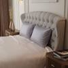 Stoa Paris Satin Bedsheet King Size Bed heet King Design Combo 4