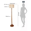 Devansh Wooden Foor Lamp