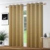 embo Pack of 2 Blackout Long Door Curtains