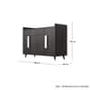 Hexa Red Multipurpose Storage Cabinet With 3 Drawer 2 Door in Flower Wenge Colour