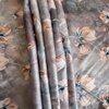 Grey Floral 400 TC Cotton Flat Super King Size Bedsheet With 2 Pilllow Covers From Threads