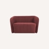 Candler Fabric Sofa (Pink)