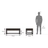 Casella Coffee Table - Mocha Walnut