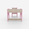 Topolino Toddler Activity Table & Chair in Pink