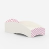 Loopy Loop Toddler Bed in White and Pink Stripes