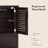 Cambry King Size Box Storage Bed With Headboard Storage In American Walnut
