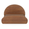 Sora Solid Wood Queen Size Bed With Hydraulic Storage in Amber Walnut Finish