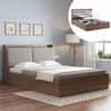 Tyra storage Bed Size - Queen Finish - Classic Walnut