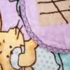 Pink Playful Print Wool Baby Blanket 110 X 70 Cms