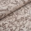 Neulooms Handloom Knotted Reversible Flatweave Area Rug Chocolate Brown or Ivory 5x8