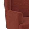 Brando Arm Chair in Dark Coral Color