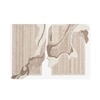 Abstract Natural Wool Wall Art Organic Textured 2 Panel Set 5 x 3 Feet