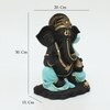 Parv Polyresin Figurine in Black Colour