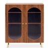 Stellar Multipurpose Storage Cabinet (Medium Size, Teak Brown)