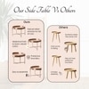 Luxurious Rattan Side Table in Brown Colour