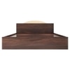 Arisa Engineered Wood Queen  Size Bed With Box Storage (Walnut Finish)