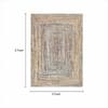 Imperial Knots Jute Cotton Hand Woven Dhurrie 3x5 Feet