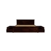 Stainfleld Solid Wood Queen  Size Bed With Drawer Storage (Walnut Finish)