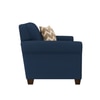 Sehran 3 Seater Sofa In Fabric Navy Blue Color