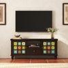 Azul Solid Wood TV Unit in Brushed Walnut Finish