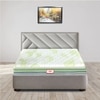 Alovera Spa Pillow Top With SRTX Technology 6 Inch Single Size Convoluted Foam Mattress (75X35 Inches), 3-Zone Support, Aloe Vera Treated Fabric, with Memory Foam