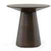 Odin Solid Wood Side Table in Mocha Walnut Finish