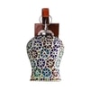 Devansh Solid Wood Electric Wall Light in Brown Colour with Multi Shade Count of 1 Light