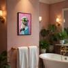 The Castle Decor Cute Spa Otter Wellness Bathroom Wall Art 8x12 Inch