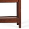 Coco Solid Wood Bedside Table in Brown Colour