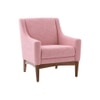 Claudia Boucle Fabric Arm Chair in Pink Colour