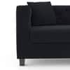 Windsor Premium 3 Seater Fabric Sofa in Deep blue velvet Colour