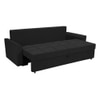 Barato 3 Pull Out Sofa Cum Bed In Black Colour