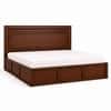 Sahaj Solid Wood Comfort King Bed Box Storage Provincial Teak Finish Mattress 72 x 78 Inches