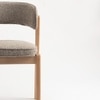 Harbor Solid Wood Dining Chair in Khaki Colour