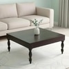 Sydney Sheesham Wood Coffee Table In Mahogany Finish