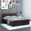 Aaron Bed Without Storage in Choco Walnut Finish