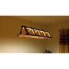 Elaine 36 Brown Wooden LED Hanging Lamp