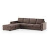 Apollo Sofa (Colour : Daschund Brown, Cushion : Soft, Back Type : Regular, Seating Capacity : Left Aligned 3 Seater + Left Aligned Chaise)