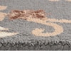 Presto Grey Traditional Hand Tufted Wool Carpet 6X9 Feet