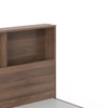 Jasper Engineered Wood King Size Box Storage Bed In Classic Walnut Finish