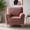 Osbert Velvet 2 Seater Sofa in Pink Color