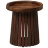 Zen Solid Wood Side Table in Tubbaq Finish