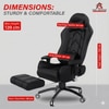 ASE Gaming Gold Series With Footrest Gaming Chair (Black)