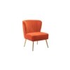 Fission Accent Chair in Orange Colour