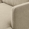 Modernelegance Wood Right Aligned 3-Seater With Upholstery Non Storage Sofa In Beige Colour