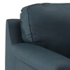 Farina 2 Seater Luxury Italian Leather Sofa In Aegean Sea