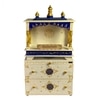 D'Dass Multi Color Mdf and Sheesham Wooden Temple With Cabinet For Pooja