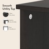 Nick Engineered Wood Side Table in Dark Wenge Finish
